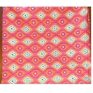 Vintage Coral polyester material perfect for crafting and decorating purposes